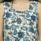 Foil Printed flared kurta pallazos With Dupatta ( JOKPL 2137W D67W 1581 Navy )