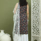 Floral Printed Rayon Kurta Palazzo Set ( JOKPL 2137W D67W 1584 Black )