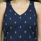 Women's Printed Rayon Kurtas ( JOK 1585 Navy )