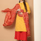 Women Woven Design Kurta with Palazzos & With Dupatta ( JOKPL D37R 1555 Yellow )
