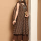 Woven Design flared kurta pallazos dupatta set