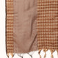 Woven Design flared kurta pallazos dupatta set