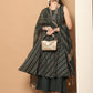 Women Olive Green Woven Design Kantha Work Kurta with Palazzos & With Dupatta ( JOKPL D56O 1554 Olive )