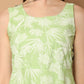 Printed green flared kurta pallazos dupatta set ( JOKPL D56P 1546 Pista )
