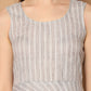Women Grey Woven Design Flared Kurta with Palazzos & With Dupatta ( JOKPL D59GR 1553 Grey )