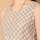 Women Brown Printed Kurta with Palazzos & With Kantha Work Dupatta ( JOKPL D61BR 1557 Brown )