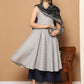 Women Navy Blue Printed Kurta with Palazzos & With Kantha Work Dupatta ( JOKPL D61N 1557 Navy )