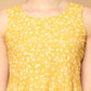 Printed yellow flared kurta pallazos dupatta set ( JOKPL D61Y 1565 Yellow )