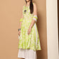 Women Green Printed Kurta with Palazzos & With Ombre Dupatta ( JOKPL D62Pi 1557 Pista )