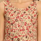 Printed flared kurta pallazos dupatta set
