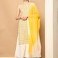 Printed Rayon Yellow Kurta with Palazzos & With Dupatta ( JOKPL D64L 1561 Lemon )