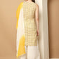 Printed Rayon Yellow Kurta with Palazzos & With Dupatta ( JOKPL D64L 1561 Lemon )
