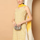 Printed Rayon Yellow Kurta with Palazzos & With Dupatta ( JOKPL D64L 1561 Lemon )