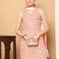 Printed Red Rayon Kurta with Palazzos & With Dupatta ( JOKPL D64R 1561 Red )