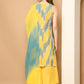 Woven Design Yellow Cotton Kurta with Palazzos & With Dupatta ( JOKPL D65YG 1561 Yellow )