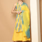 Woven Design Yellow Cotton Kurta with Palazzos & With Dupatta ( JOKPL D65YG 1561 Yellow )