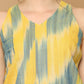 Woven Design Yellow Cotton Kurta with Palazzos & With Dupatta ( JOKPL D65YG 1561 Yellow )