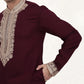Men's Embroidered Waistcoat and Kurta Pyjama
