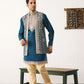Men's Embroidered Waistcoat and Kurta Pyjama