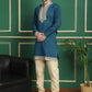 Men's Embroidered Waistcoat and Kurta Pyjama