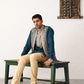 Men's Embroidered Waistcoat and Kurta Pyjama