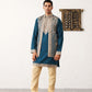 Men's Embroidered Waistcoat and Kurta Pyjama