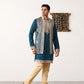 Men's Embroidered Waistcoat and Kurta Pyjama