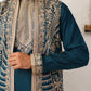 Men's Embroidered Waistcoat and Kurta Pyjama