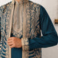 Men's Embroidered Waistcoat and Kurta Pyjama
