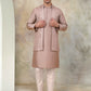 Men's Embroidered Waistcoat and Kurta Pyjama
