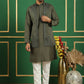 Men's Embroidered Waistcoat and Kurta Pyjama