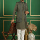 Men's Embroidered Waistcoat and Kurta Pyjama