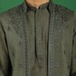 Men's Embroidered Waistcoat and Kurta Pyjama