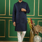 Men's Embroidered Waistcoat and Kurta Pyjama