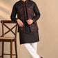 Embroidered Waistcoat and Kurta Pyjama For Men