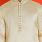 Embroidered Waistcoat and Kurta Pyjama For Men ( JOKPWCS 5168 Yellow )