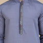Embroidered Waistcoat and Kurta Pyjama For Men ( JOKPWCS W 5240 Purple )