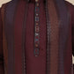 Embroidered Waistcoat and Kurta Pyjama For Men ( JOKPWCS W 5241 Maroon )