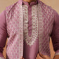 Classic Magenta Kurta Pyjama With Embroidered Waistcoat ( JOKPWCS 5262 Magenta )