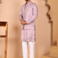 Ethnic Kurta Set with Multicolor Embroidery Jacket (JOKPWCS 5275 Purple ) [FF] [H-7]