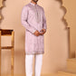 Ethnic Kurta Set with Multicolor Embroidery Jacket (JOKPWCS 5275 Purple ) [FF] [H-7]
