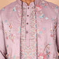 Ethnic Kurta Set with Multicolor Embroidery Jacket (JOKPWCS 5275 Purple ) [FF] [H-7]