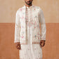 Ethnic Kurta Set with Multicolor Embroidery Jacket ( JOKPWCS 5275 White )