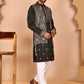 Embroidered Jacket with Classic Olive Kurta Set ( JOKPWCS 5277 Olive ) [FF] [F-4-5]