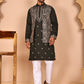 Embroidered Jacket with Classic Olive Kurta Set ( JOKPWCS 5277 Olive ) [FF] [F-4-5]