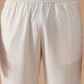 Embroidered Waistcoat and Kurta Pyjama For Men ( JOKPWCS 5302 White )