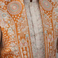 Embroidered Mustard Nehru Jacket with Kurta Pyjama Set ( JOKPWCS 5322 Mustard ) [FF] [I-3]