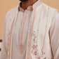 Ivory Embroidered Nehru Jacket Kurta Set for men (JOKPWCS 5377 White )