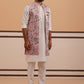 Festive Floral Embroidered Shrug Kurta Set ( JOKPWCS 592W 4143 W 4143Peach )