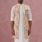 Festive Floral Embroidered Shrug Kurta Set (JOKPWCS 592W 4143 Yellow )